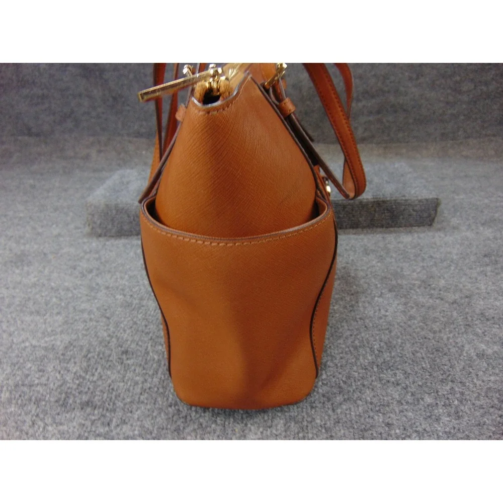 Michael Kors Jet Set‎ Travel Tote Bag Tan 30F2GTTT8L Saffiano Leather Designer